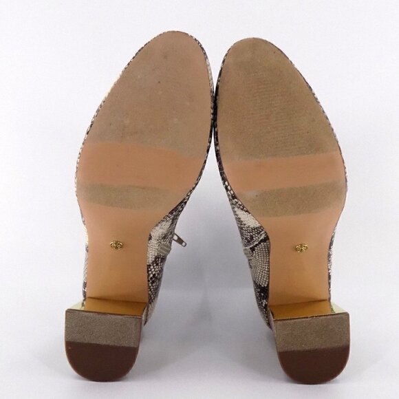 XOXO Kahana Ankle Boots Size 11 Snake Embossed Black & White - Picture 7 of 9